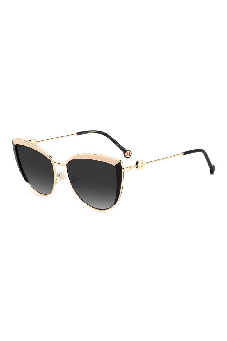 58mm Cat Eye Sunglasses, Alternate, color, 0KDX-9O