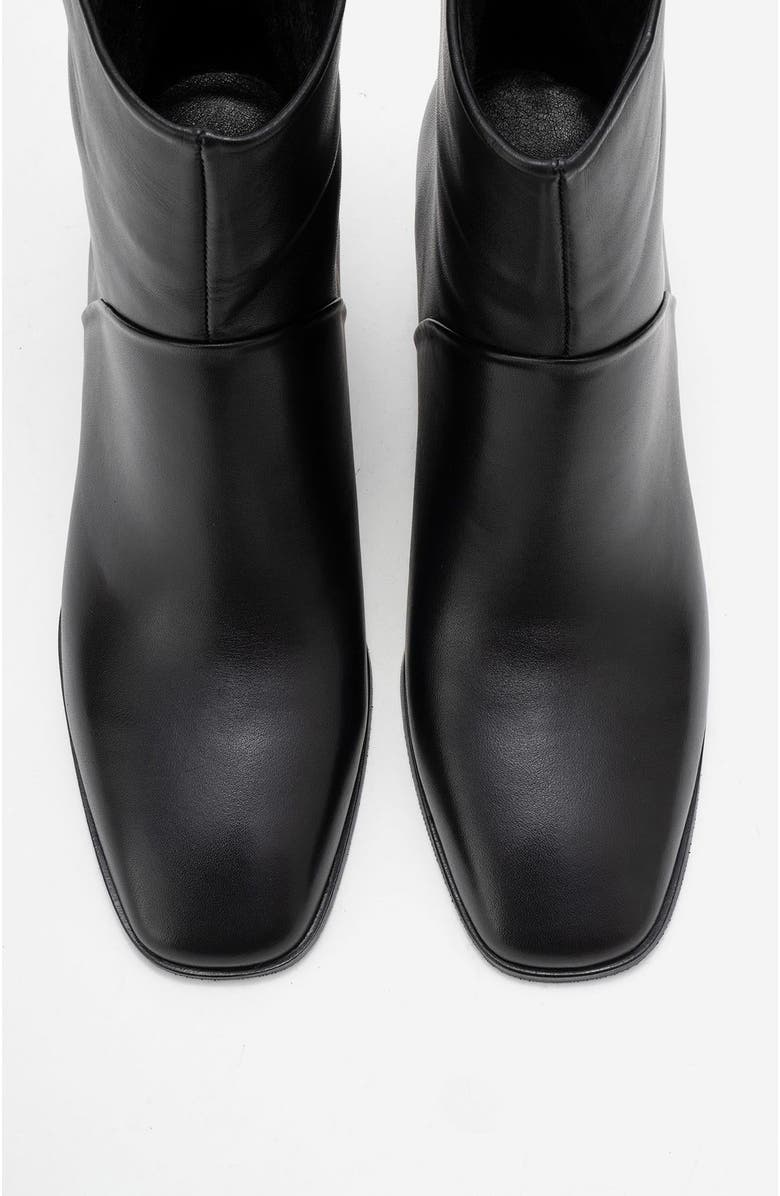 Forever & Always Shoes Nordy Leather Boot, Alternate, color, Black