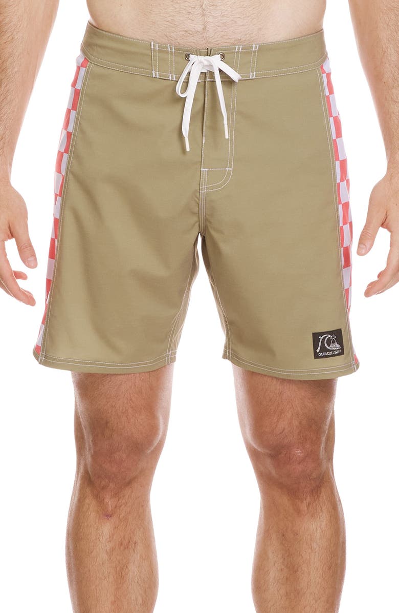 Quiksilver Original Arch Swim Shorts, Main, color, Aloe