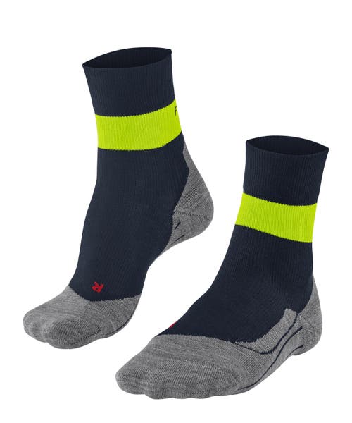 Falke Ru Compression Stabilizing Running Socks In Blue