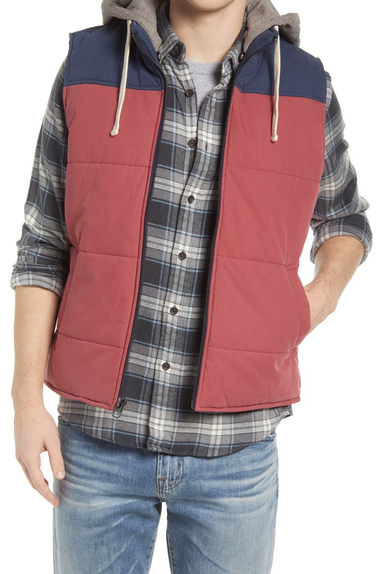 Dano Vest, Main, color, RED/ NAVY