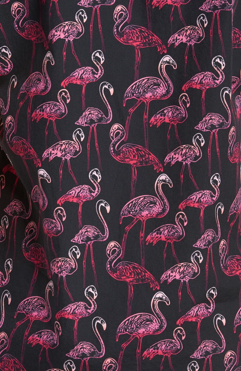 Bonobos Slim Fit Flamingo Print Sport Shirt, Alternate, color,