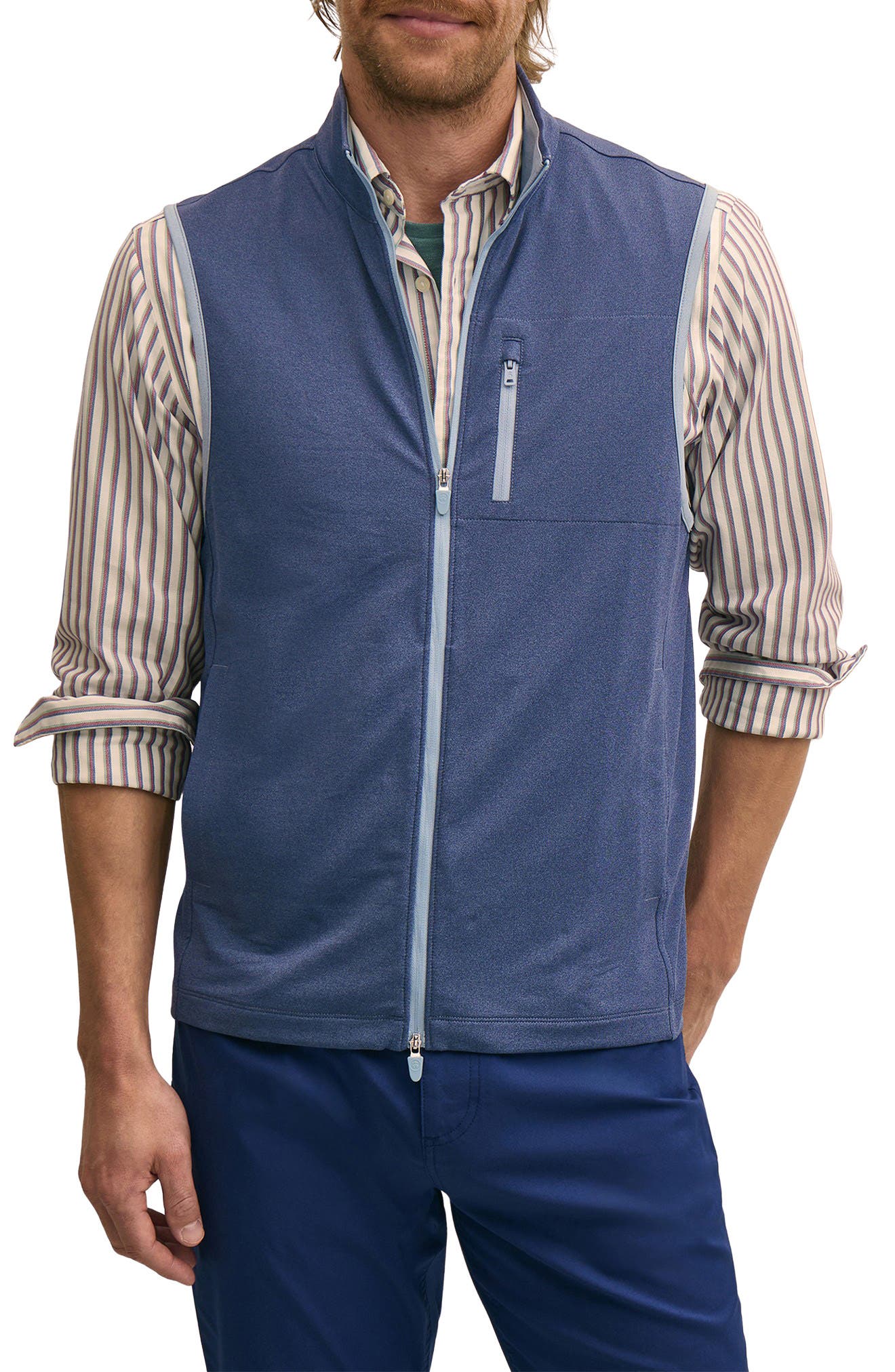 selected CHAMBRAY BLUE HEATHER