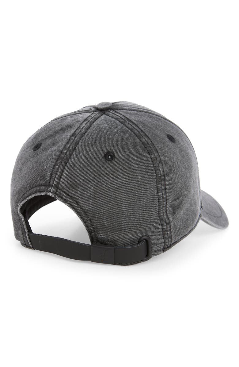 AllSaints Underground Logo Embroidered Adjustable Baseball Cap, Alternate, color,