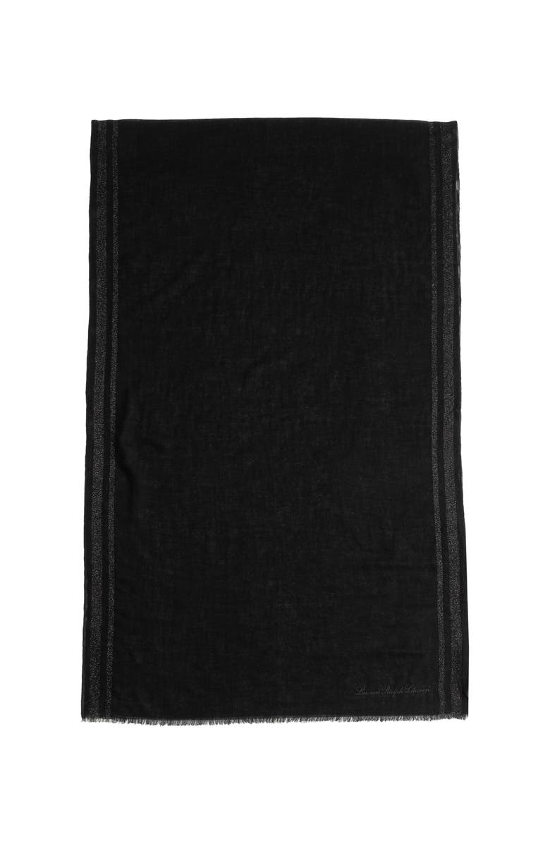 Lauren Ralph Lauren Yarn Dye Wrap With Lurex, Alternate, color, 