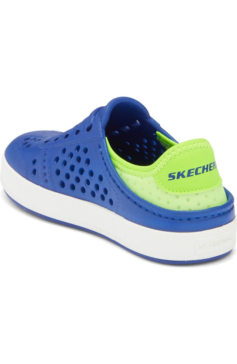 SKECHERS Kids' Guzman Steps Slip-On Sneaker, Alternate, color, Blue Lime