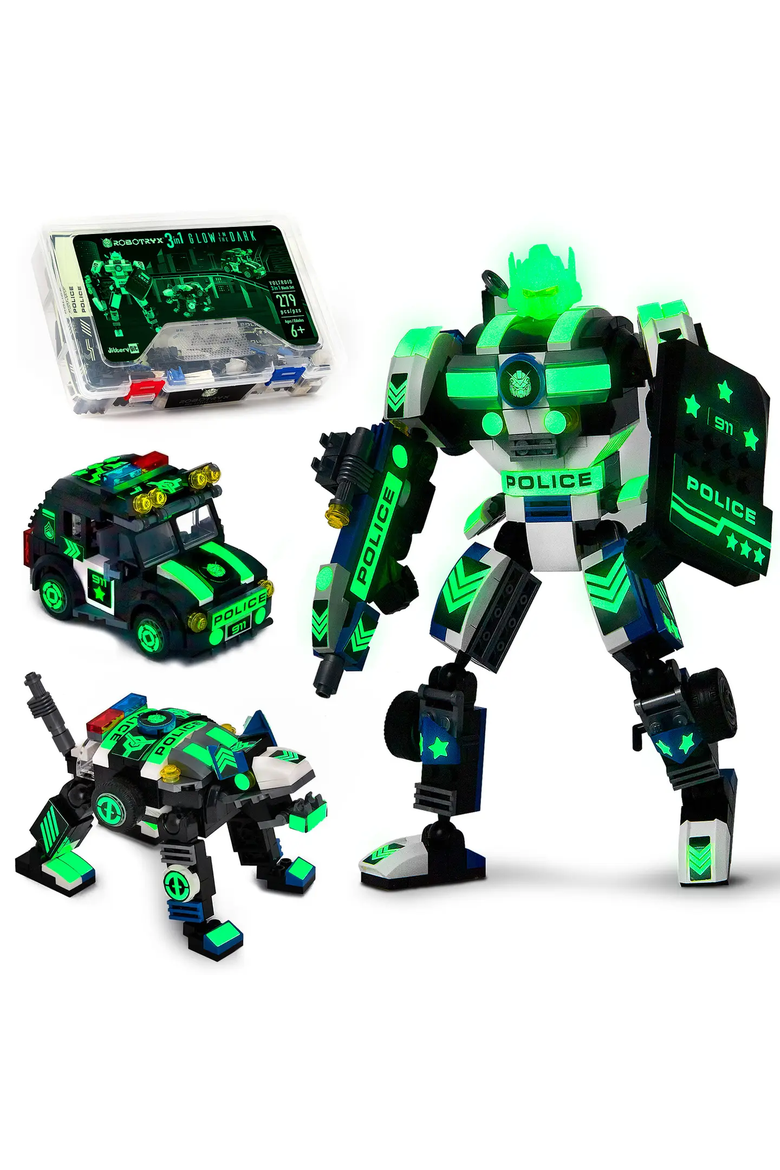Robotryx Police Voltroid, Main, color, Blue