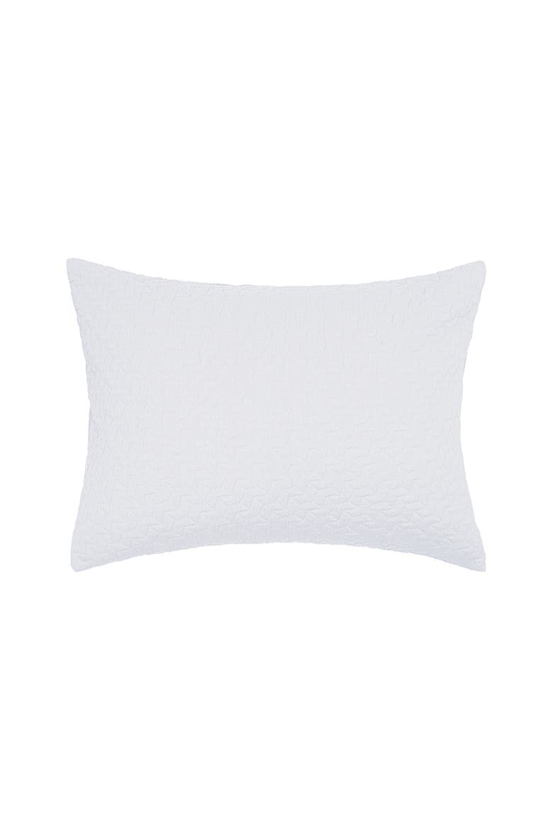 Vance Dove 100% Cotton Standard Sham 20" x 26", Main, color, White