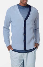 Scotch & Soda Structured Dropped Shoulder Cotton Cardigan