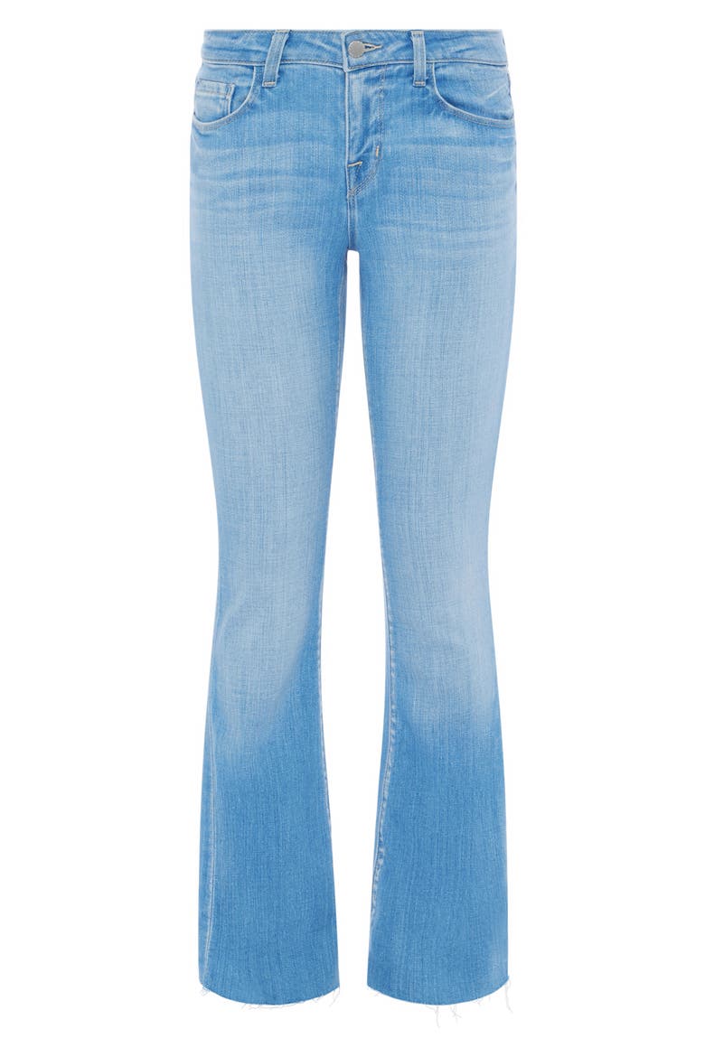 Sneeki Raw Hem Straight Leg Jeans, Alternate, color, BAYVIEW