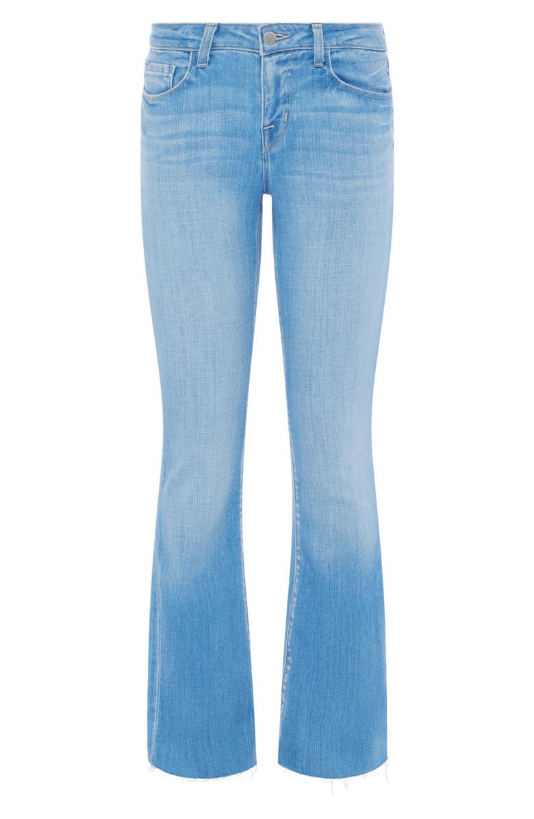 L'AGENCE Sneeki Raw Hem Straight Leg Jeans, Alternate, color, Bayview