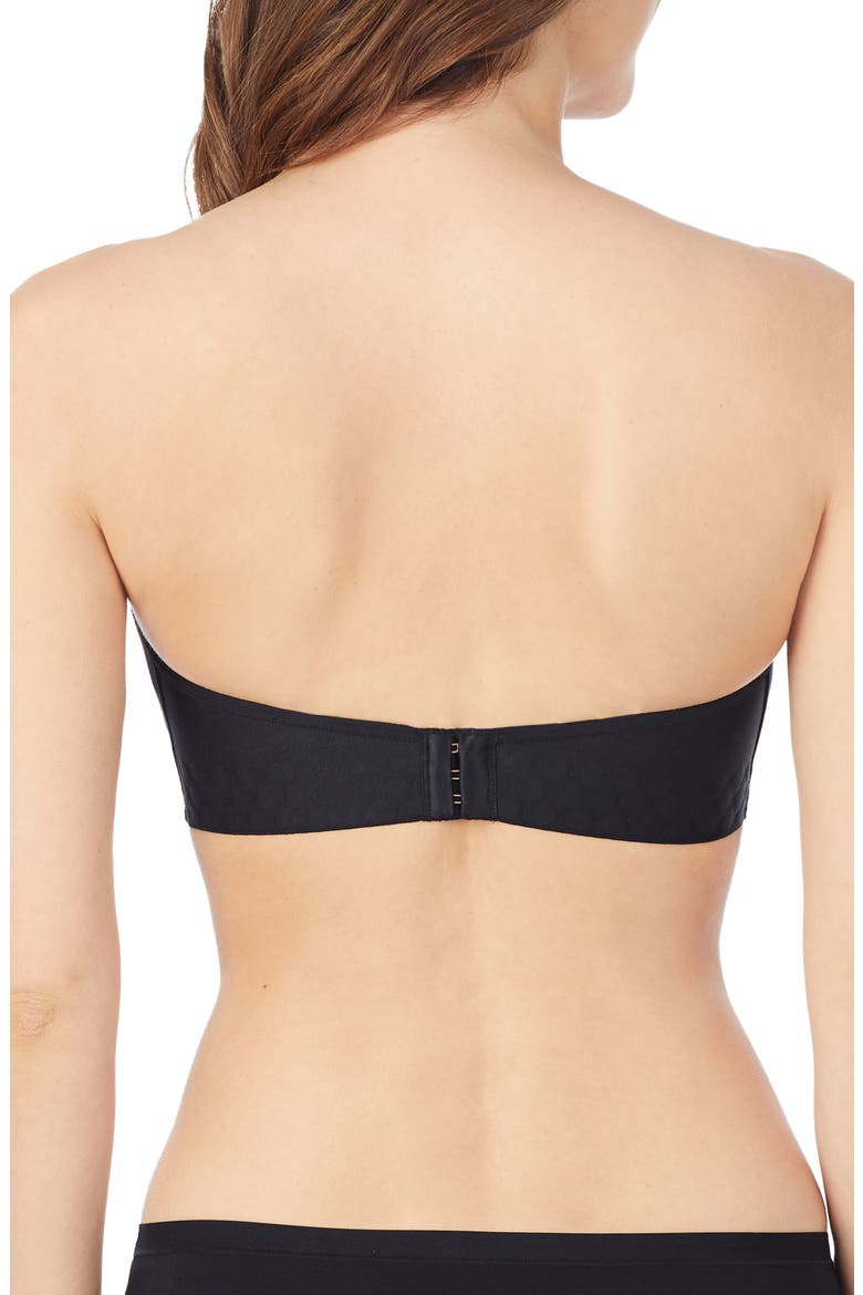 Clean Lines Strapless Underwire Bra, Alternate, color, BLACK