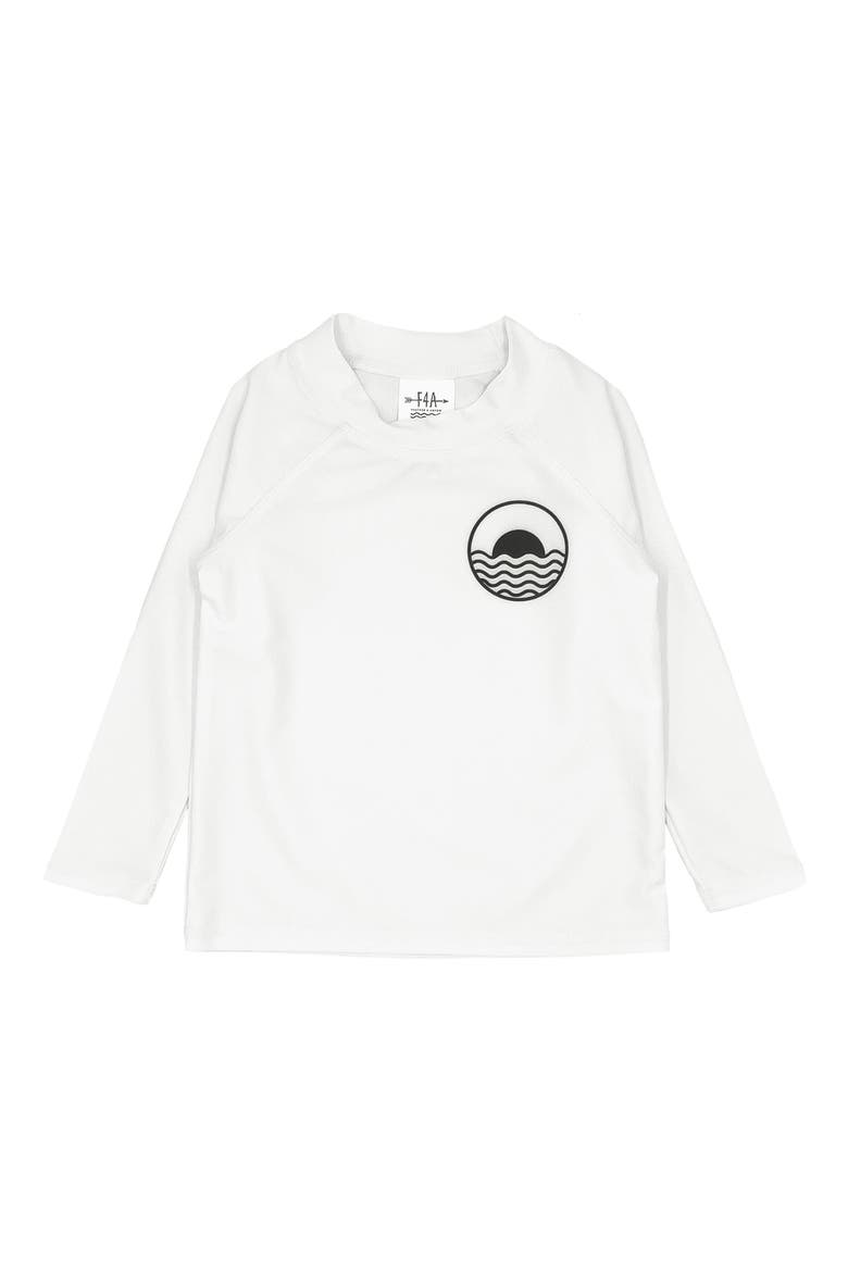 Icon Long Sleeve Rashguard, Main, color, WHITE