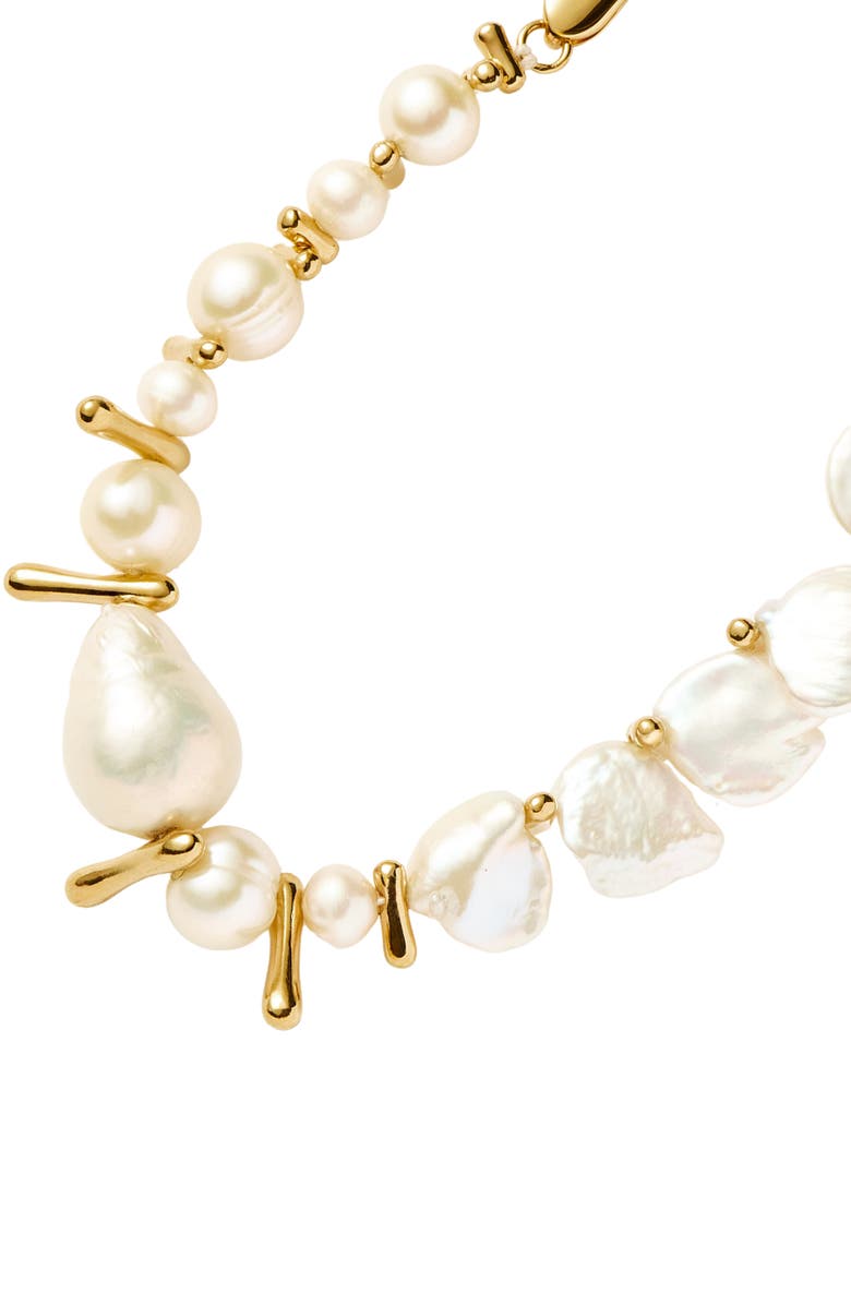 Missoma Freshwater Pearl Statement Bracelet, Alternate, color, 