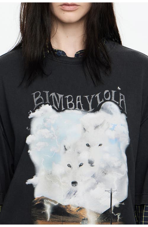 Bimba Y Lola Graphic Logo T-shirt In Multi