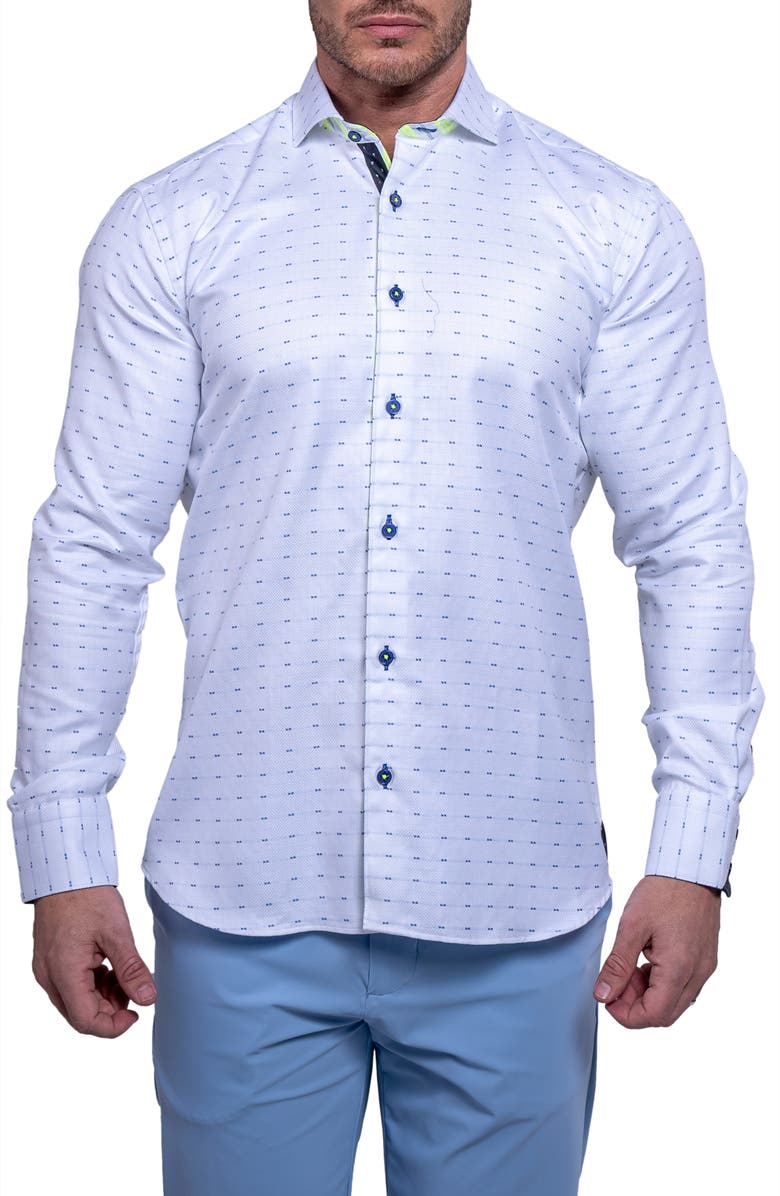 Maceoo Einstein Resistance0169 White Button-Up Shirt, Main, color, White