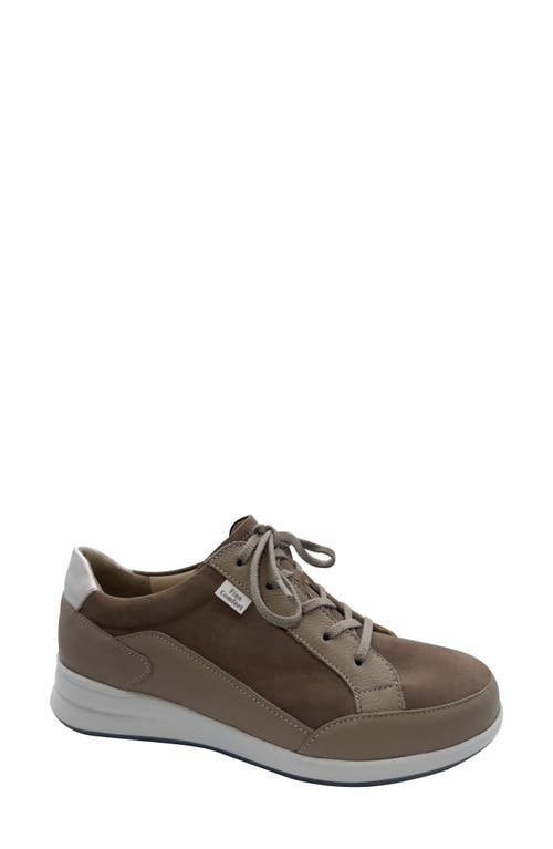 Finn Comfort Prato Sneaker In Sesame/white