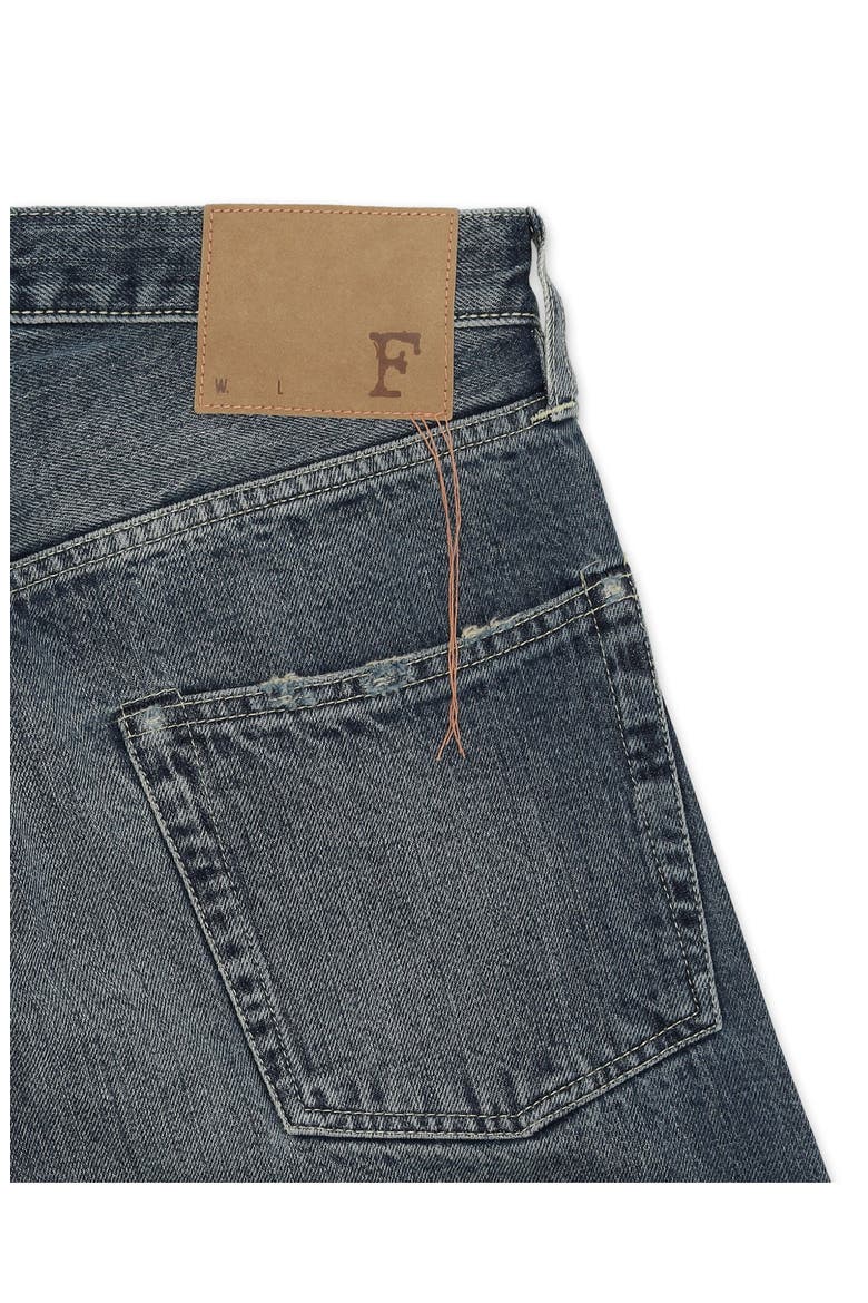 Unclejohn Japan Selvedge 5-Pocket High-Waist Pants Twisted Denim Pants, Alternate, color, Light Custom Wash