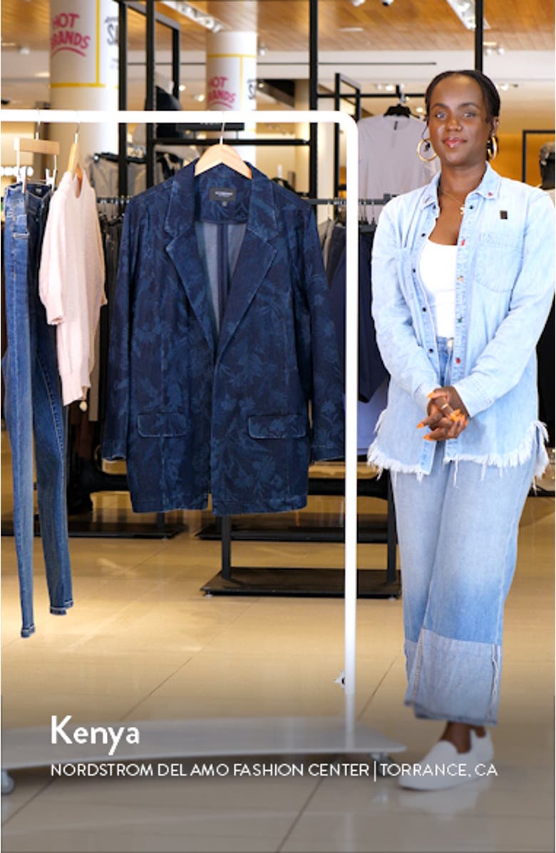 Oversize Denim Blazer, sales video thumbnail