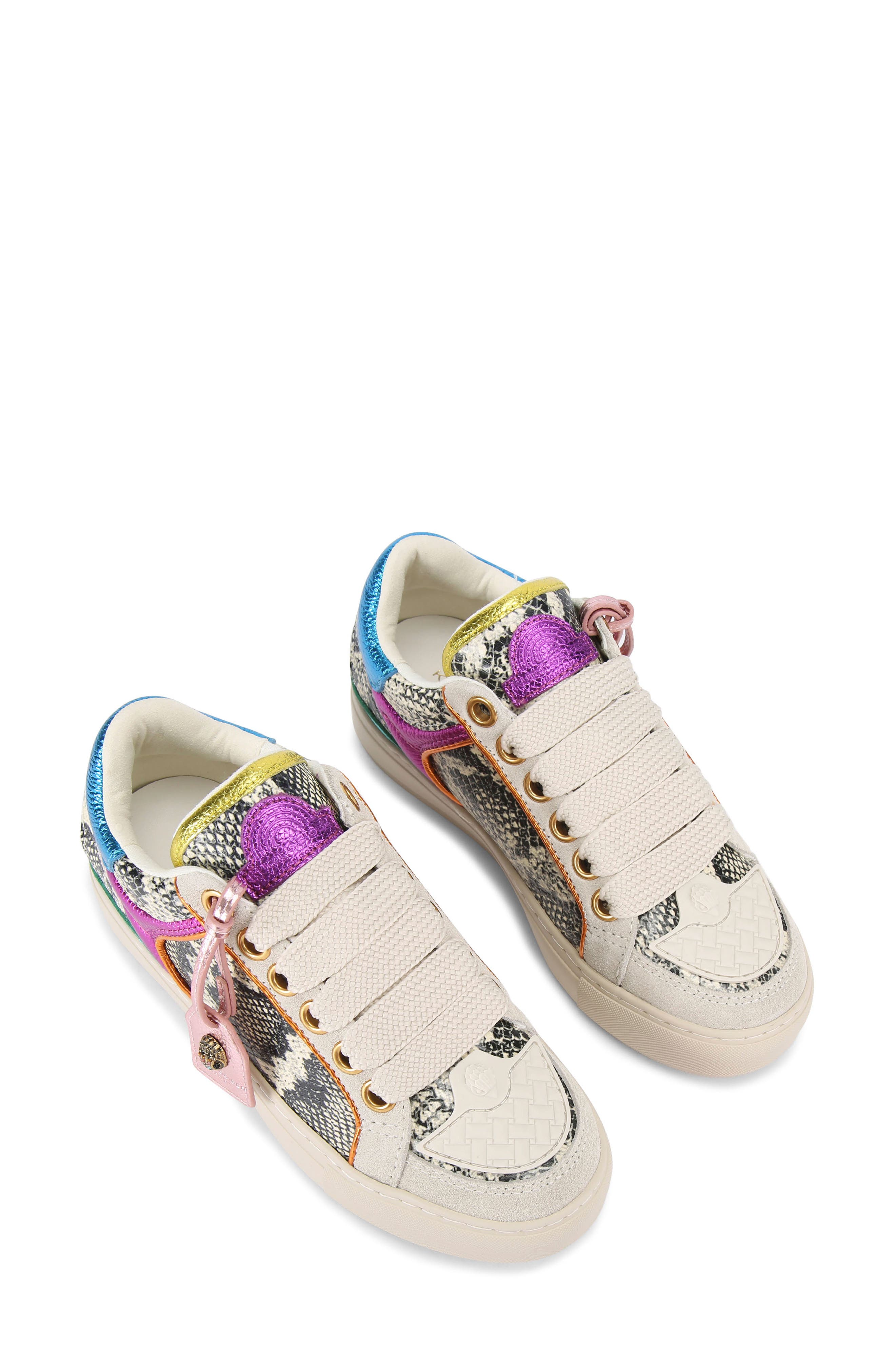 Southbank Tag Platform Sneaker, Alternate, color, IVORY MULTI