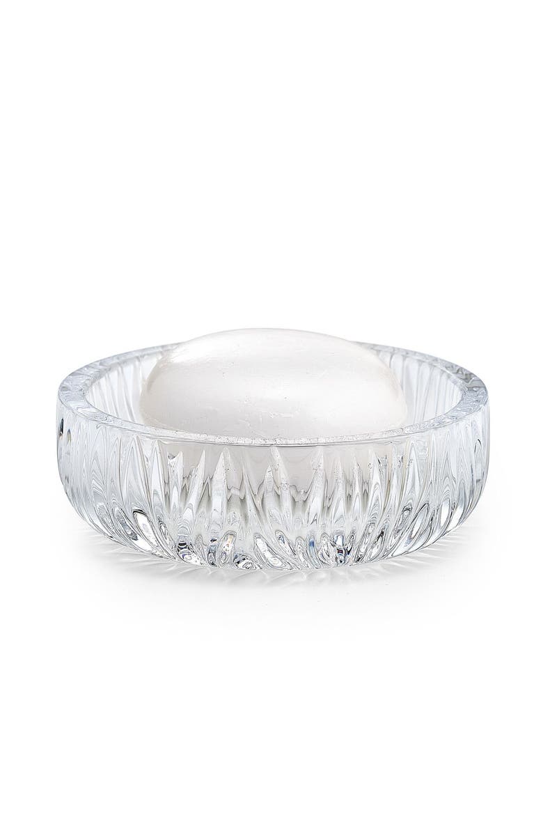 Cascata Soap Dish, Main, color, CLEAR