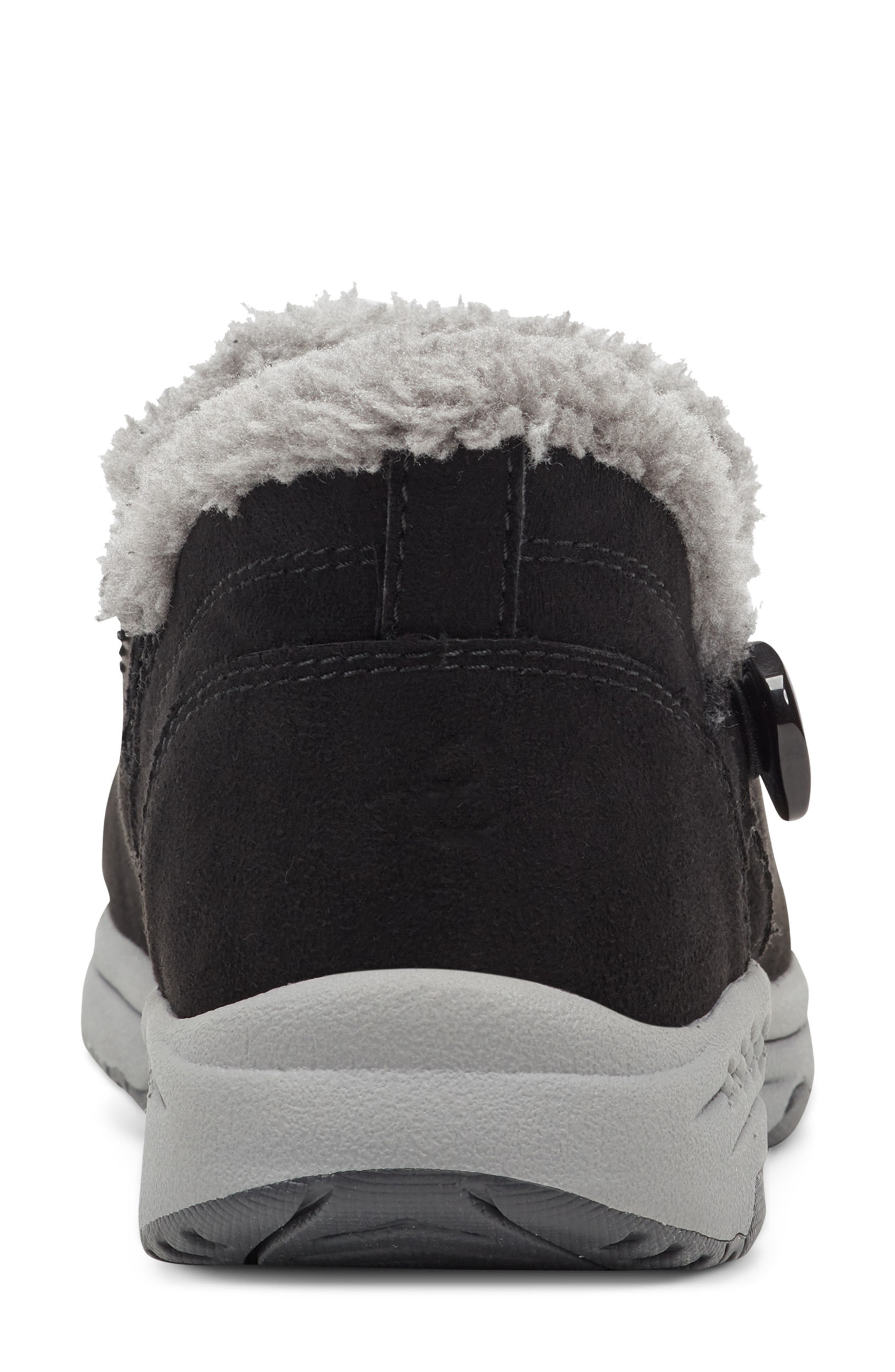 Easy Spirit Turner Faux Fur Lined Bootie, Alternate, color, Blk01