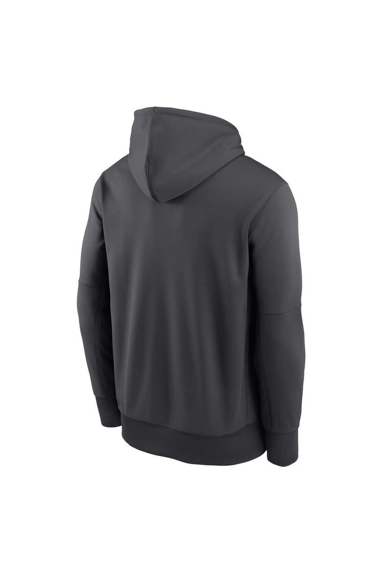Men's Nike Anthracite Tennessee Titans Toss Sweep Performance Pullover Hoodie, Alternate, color, Anthracite