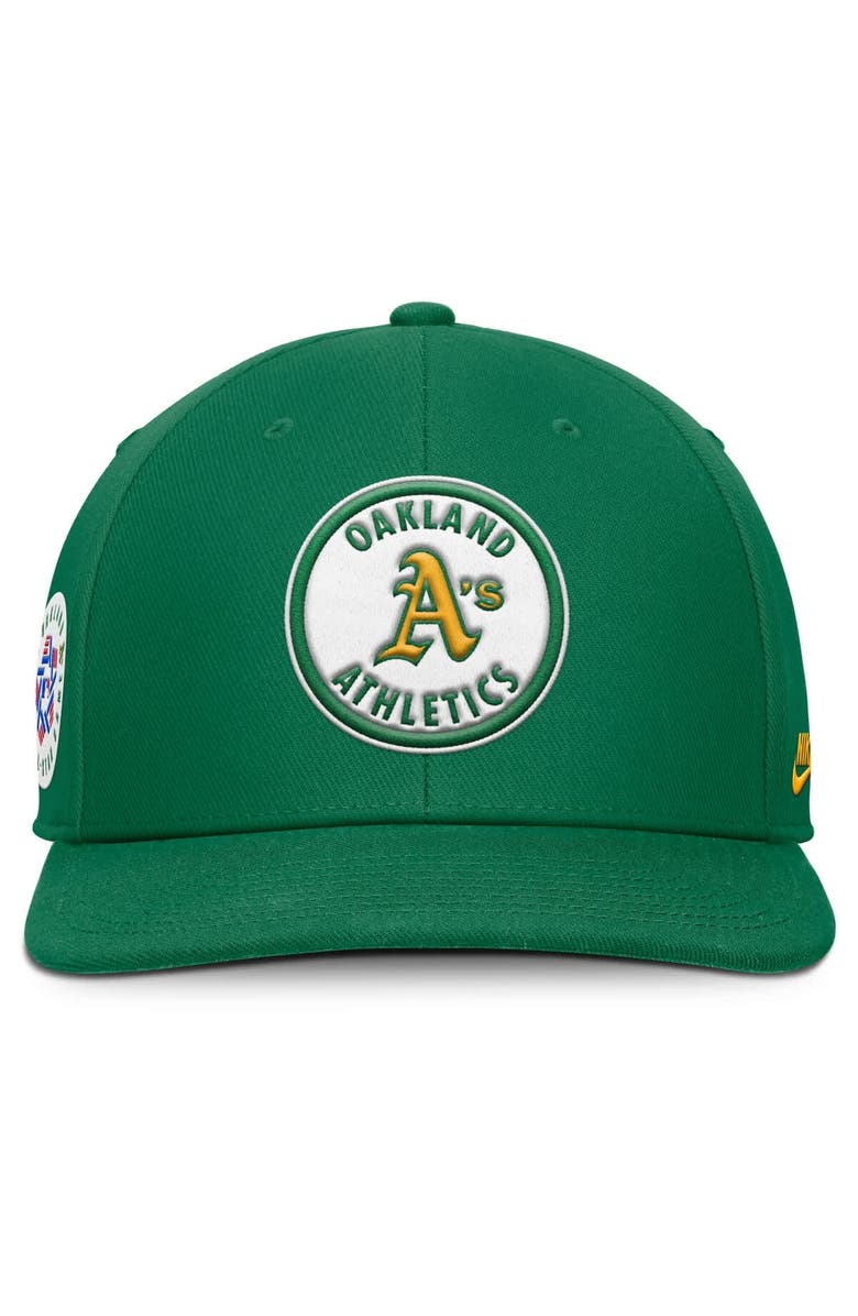 Nike Men's Nike Green Athletics Pro Performance Snapback Hat, Alternate, color, Green