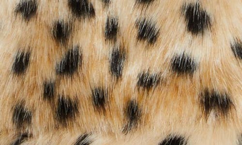 Stand Studio Brown Wera Faux Fur Leopard Bucket Hat