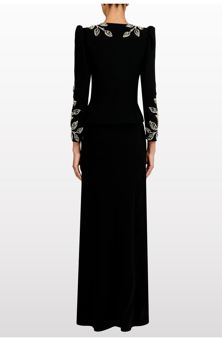 Jenny Packham Dalila Jacket, Alternate, color, Liquorice