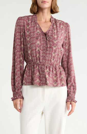 Long Sleeve Peplum Top