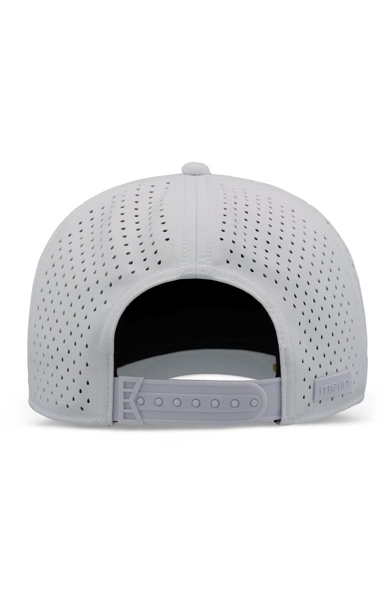 Melin Hydro Compass Snapback Cap, Alternate, color, White Gum
