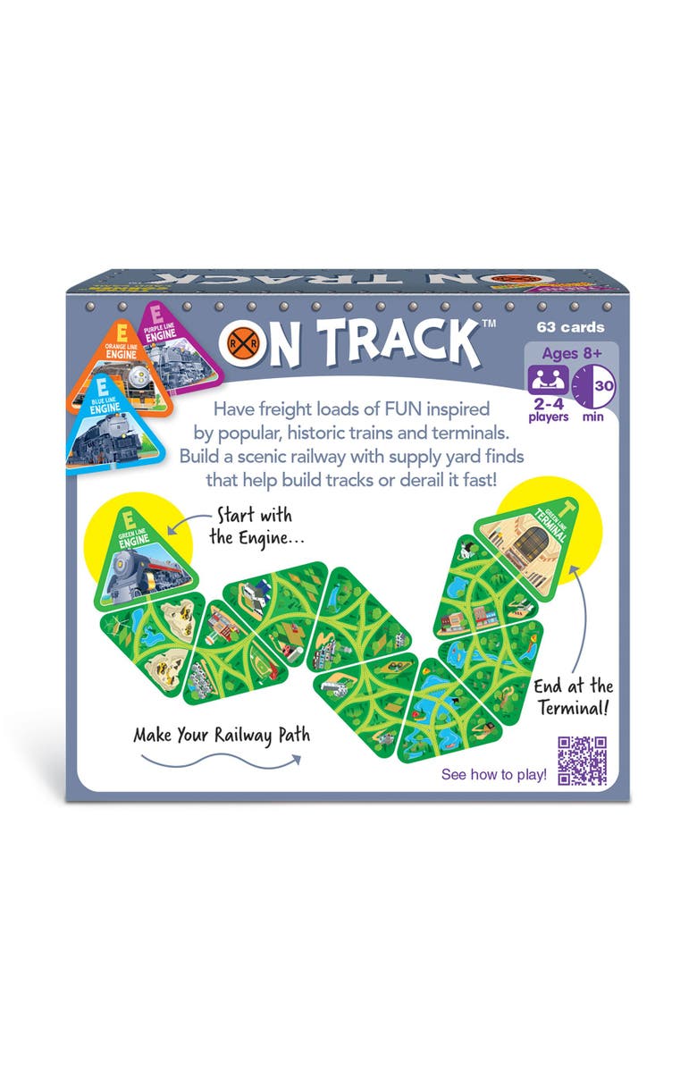 TREND Enterprises DUPLICATE TREND ON TRACK Three Corner Card Game, Alternate, color, Multicolored