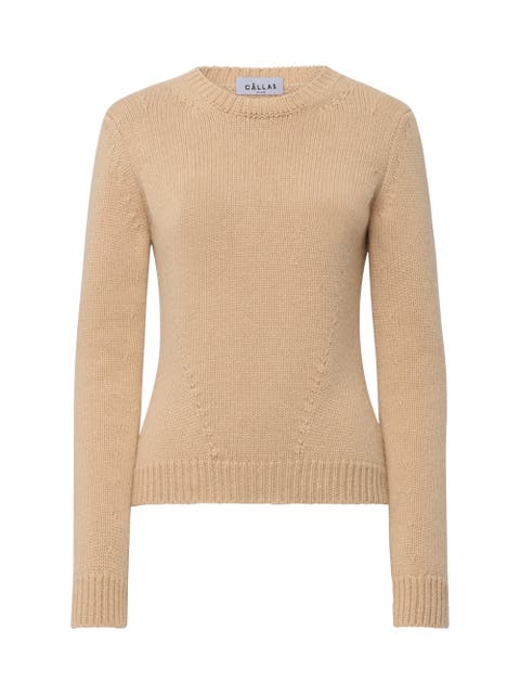 Jeanne Long sleeve crewneck sweater