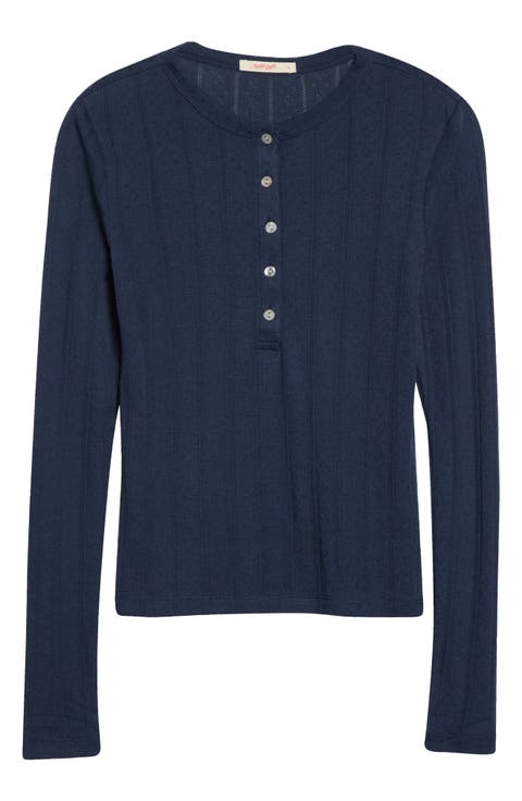 Pointelle Henley