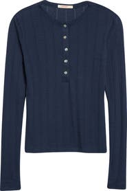 Marine Layer Pointelle Henley
