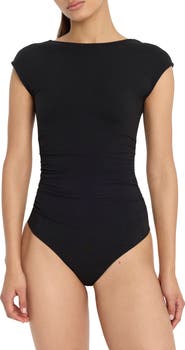 Good American Super Stretch Open Back Bodysuit