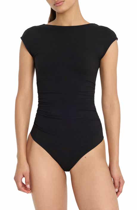 Super Stretch Open Back Bodysuit