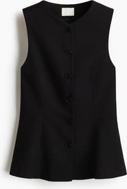 H&M Peplum Waistcoat