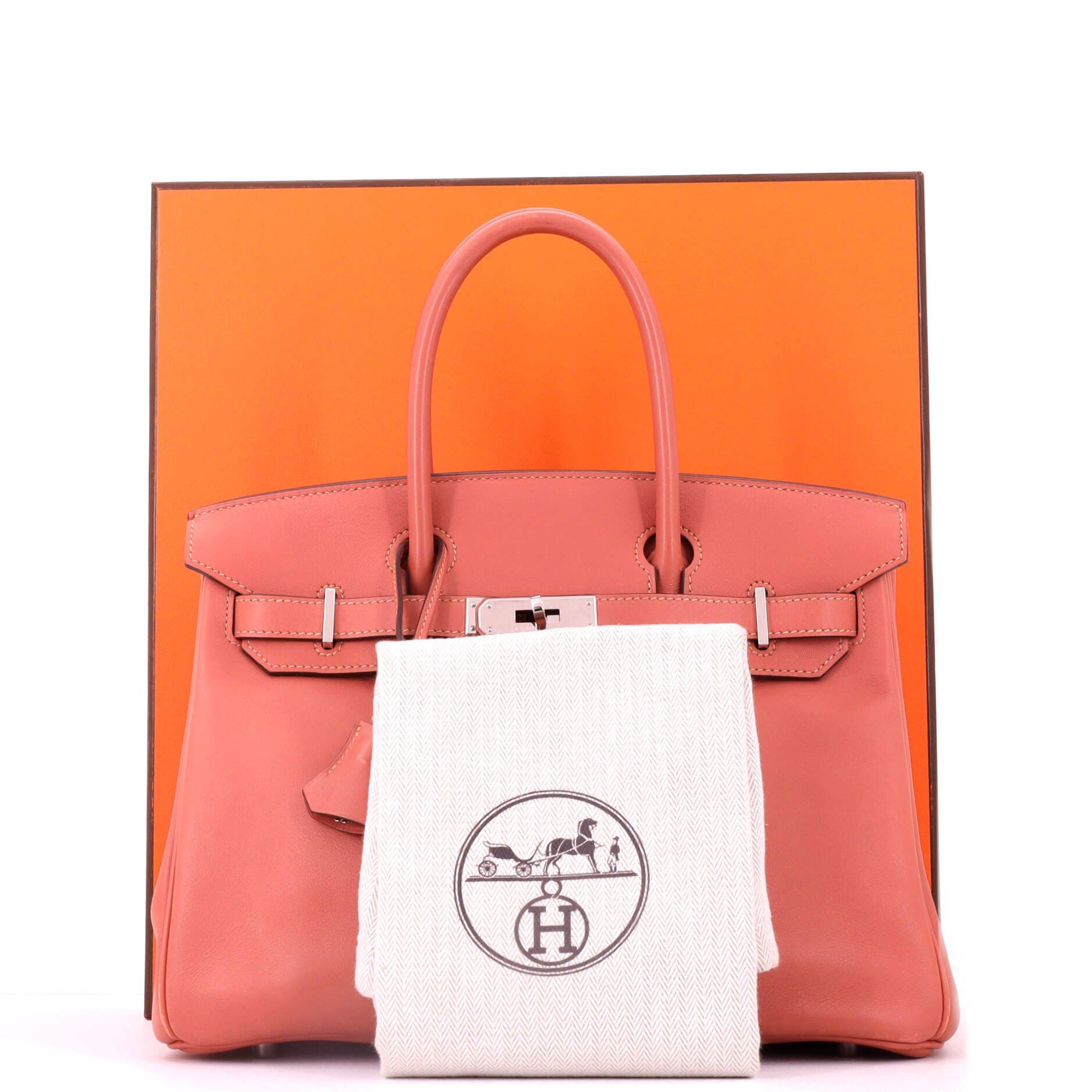Birkin Handbag Pink Swift with Palladium Hardware 30, Alternate, color, Red