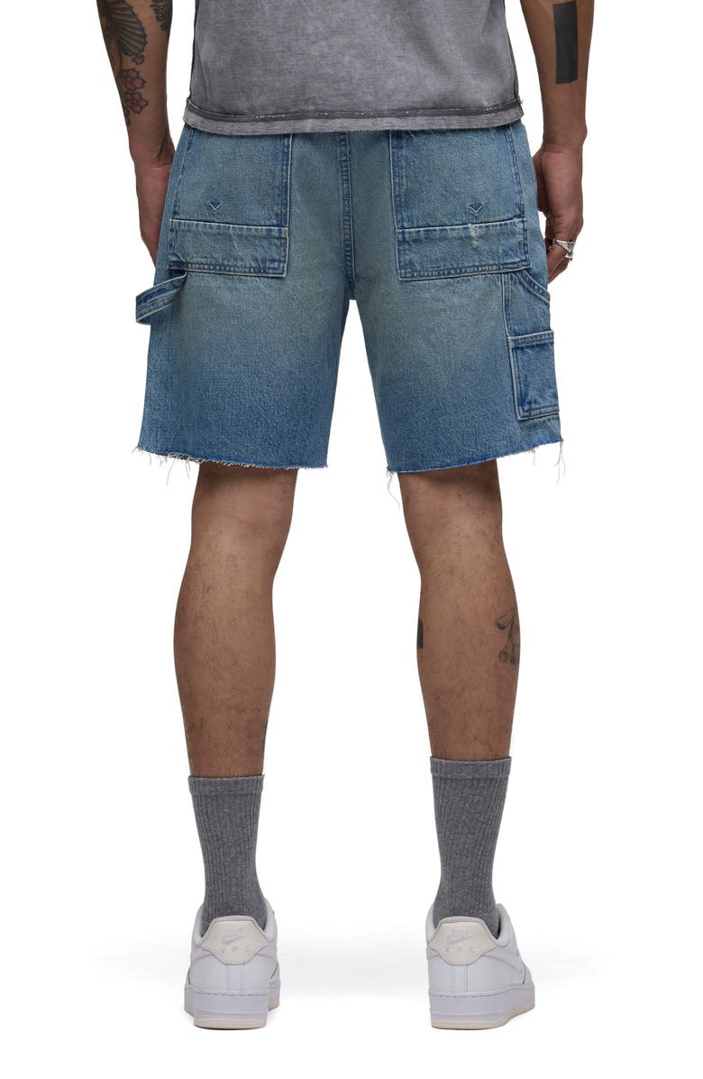Hudson Jeans Cutoff Denim Carpenter Shorts, Alternate, color,