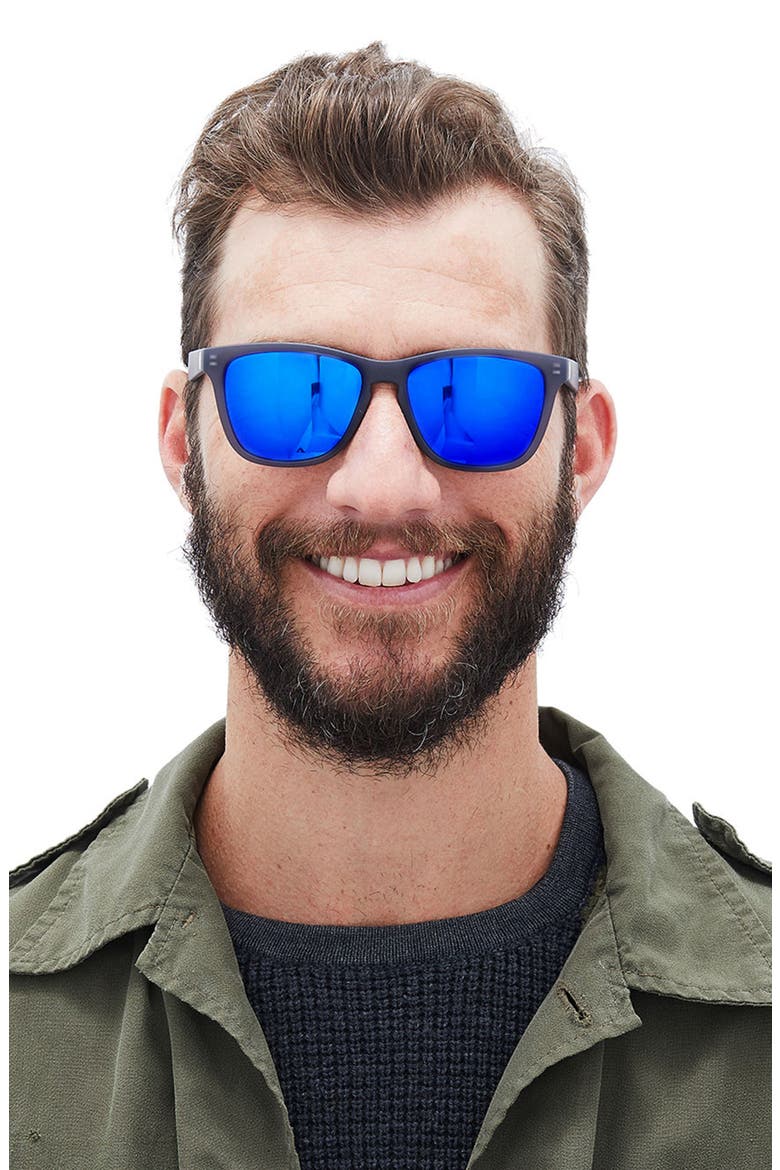Headland 53m Polarized Sunglasses, Alternate, color, BLACK / BLACK
