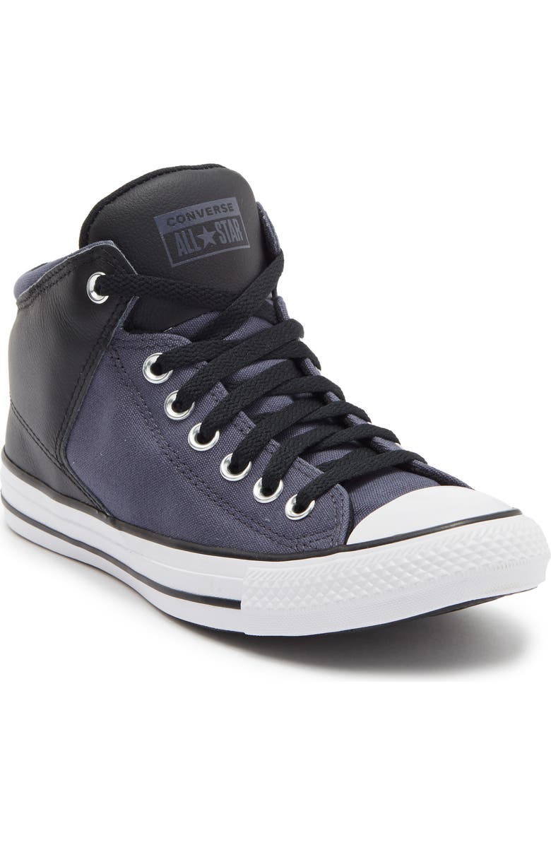 Converse Gender Inclusive Chuck Taylor<sup>®</sup> All Star<sup>®</sup> High Street Mid Cold Star, Main, color, Cold Stare/ Black