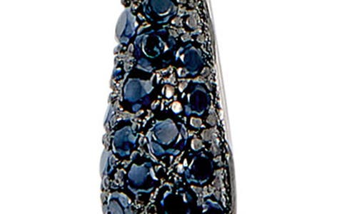 Savvy Cie Jewels Cz Pavé Teardrop Threader Earrings In Metallic