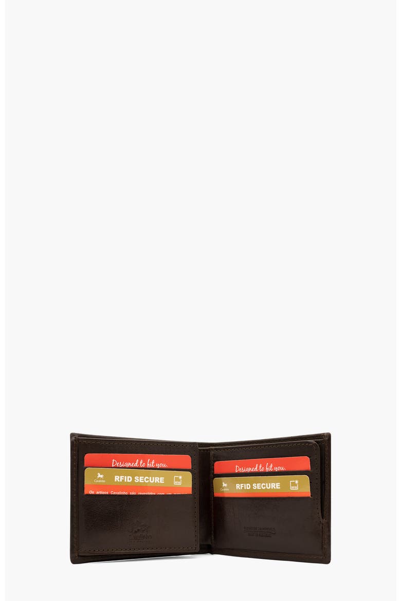 Gentleman Trifold Leather Wallet 523, Alternate, color, Brown