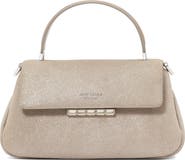 Kate Spade New York small grace glitter suede top handle bag