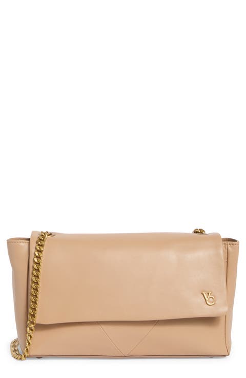 Mylah Napa Leather Shoulder Bag