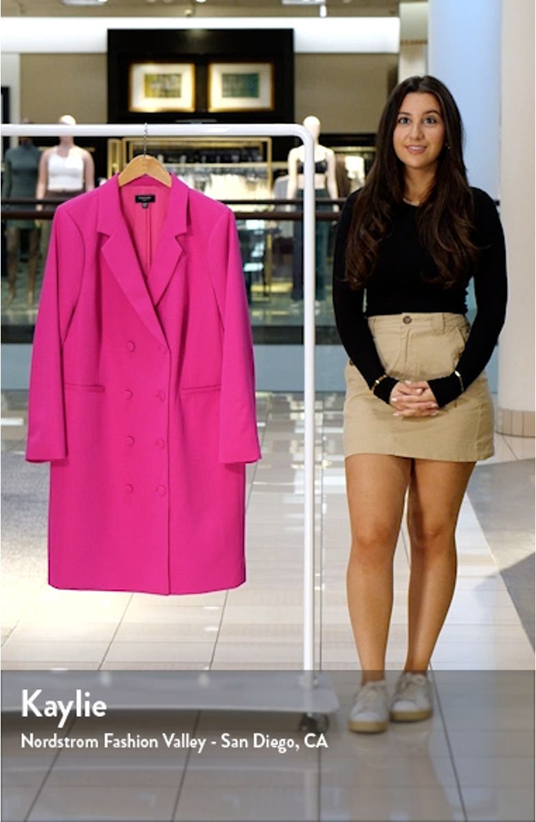 Milano Long Sleeve Coat Dress, sales video thumbnail