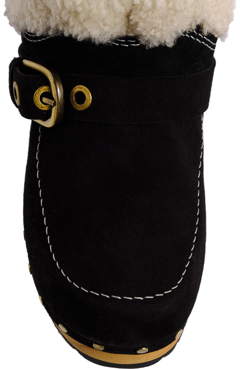 Free People Oak Genuine Shearling Clog Boot, Alternate, color,