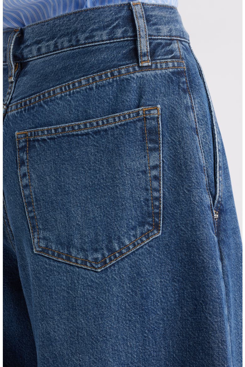 The Drape High Waist Wide Leg Jeans, Alternate, color, TOMMY